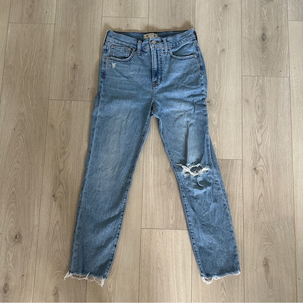 Madewell The Perfect Vintage Jean in Coney Wash: Destroyed Edition - Size 26